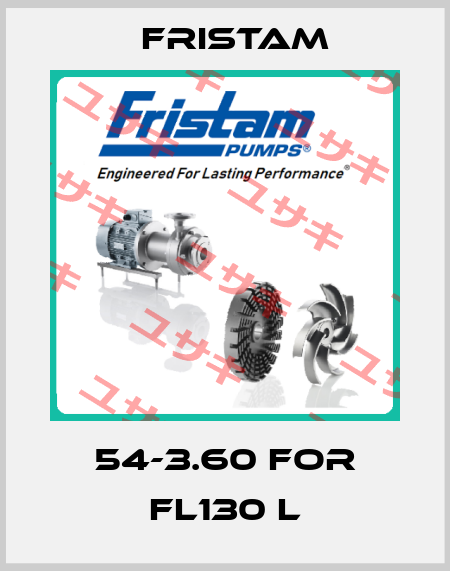 54-3.60 for FL130 L Fristam