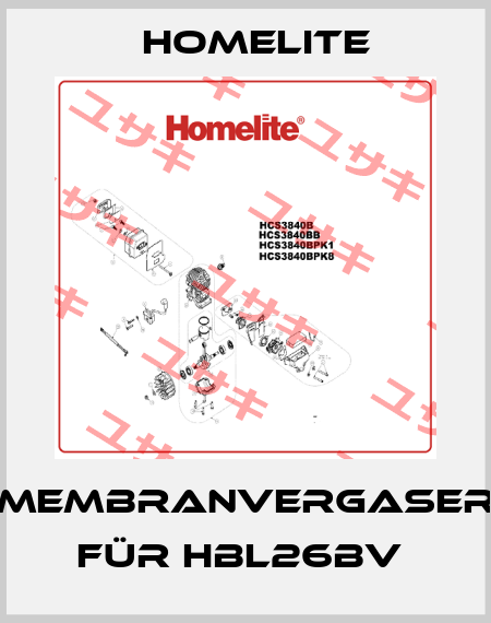 Membranvergaser für Hbl26bv  Homelite