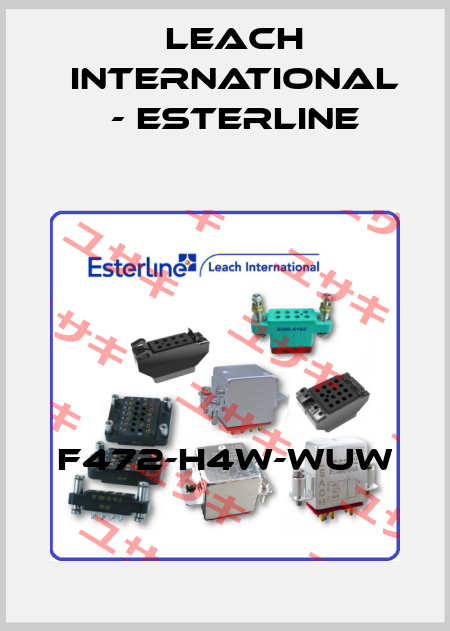 F472-H4W-WUW Leach International - Esterline