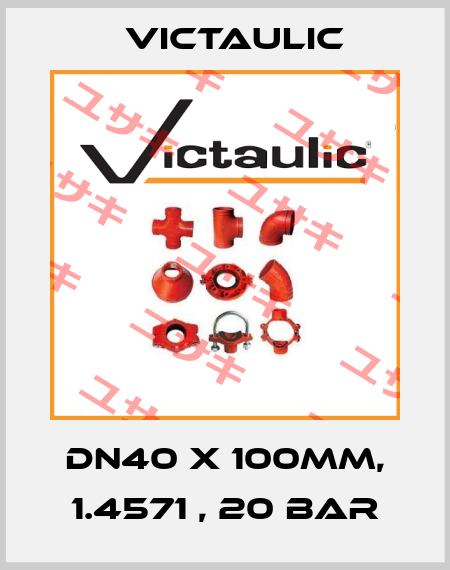 DN40 x 100mm, 1.4571 , 20 bar Victaulic