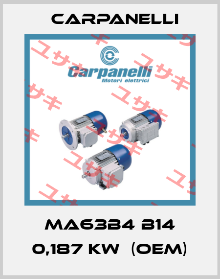 MA63B4 B14 0,187 KW  (OEM) Carpanelli