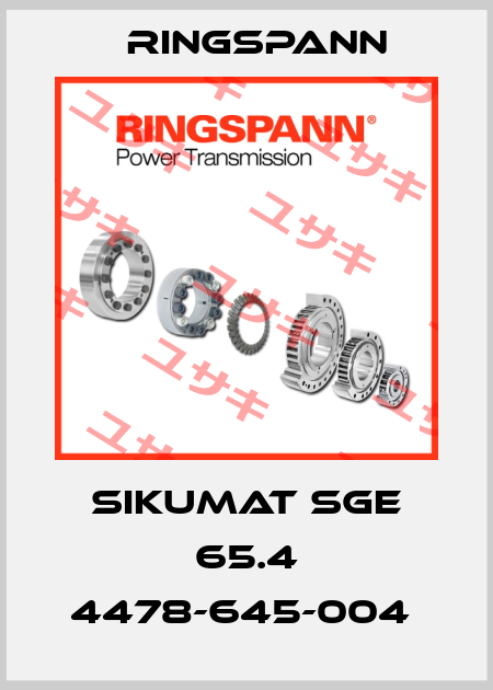 SIKUMAT SGE 65.4 4478-645-004  Ringspann