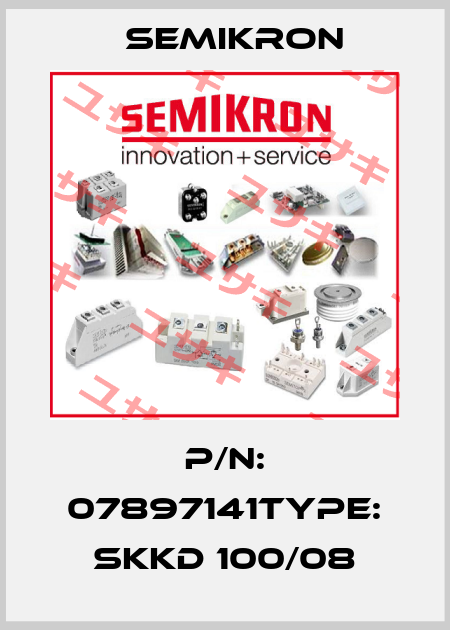 P/N: 07897141Type: SKKD 100/08 Semikron