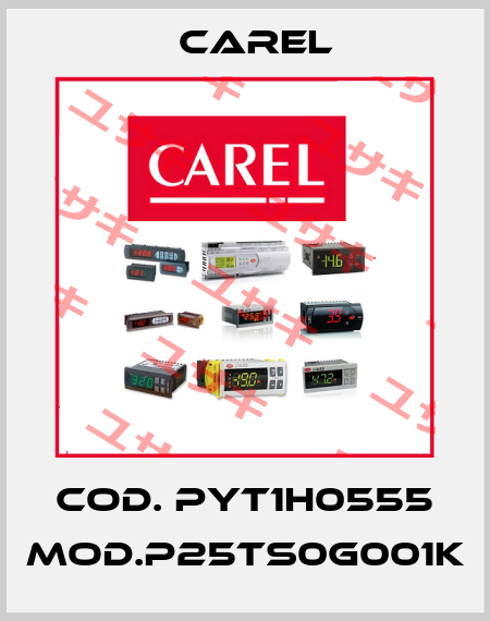 Cod. PYT1H0555 Mod.P25TS0G001K Carel