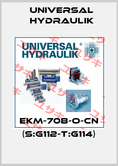 EKM-708-O-CN (S:G112-T:G114) Universal Hydraulik