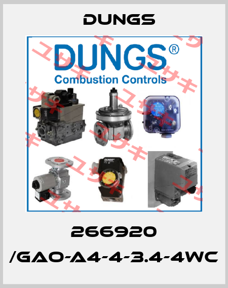 266920 /GAO-A4-4-3.4-4WC Dungs