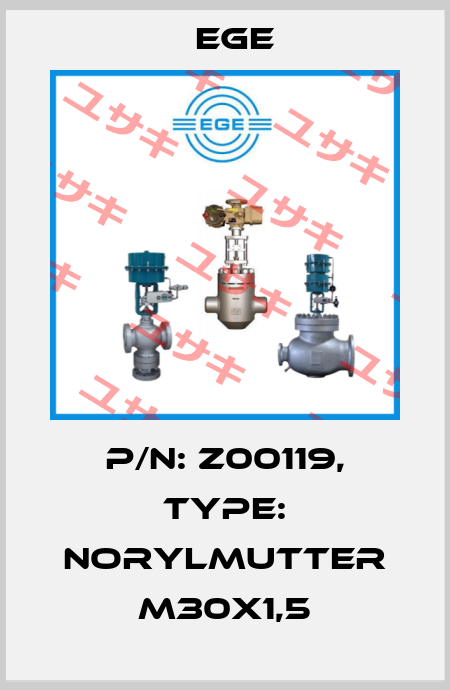p/n: Z00119, Type: Norylmutter M30x1,5 Ege