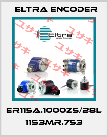 ER115A.1000Z5/28L 11S3MR.753 Eltra Encoder