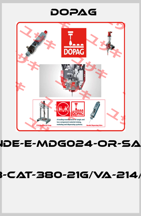 SONDE-E-MDG024-OR-SA/AA  C38-CAT-380-21G/VA-214/D10  Dopag