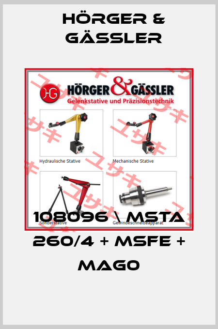 108096 \ MSTA 260/4 + MsFe + Mag0 Hörger & Gässler