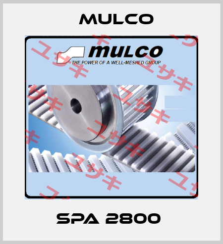 SPA 2800  Mulco