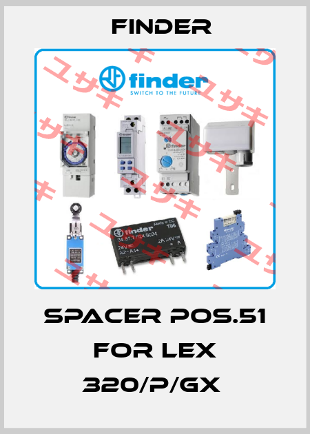 SPACER POS.51 FOR LEX 320/P/GX  Finder