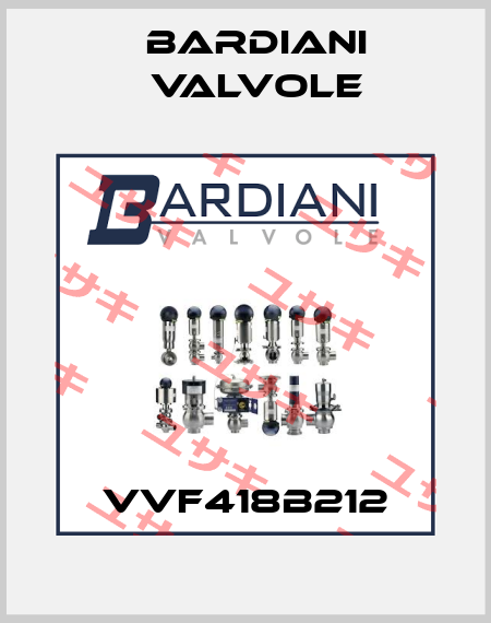 VVF418B212 Bardiani Valvole
