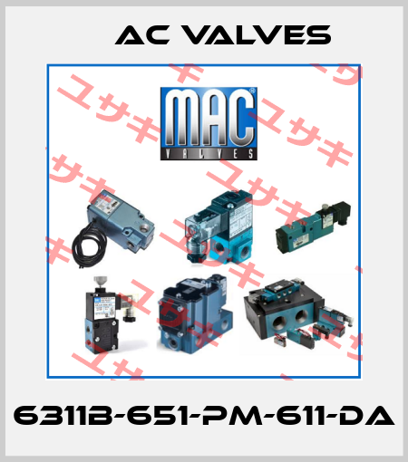 6311B-651-PM-611-DA МAC Valves