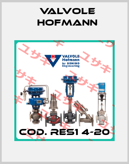 Cod. RES1 4-20 Valvole Hofmann