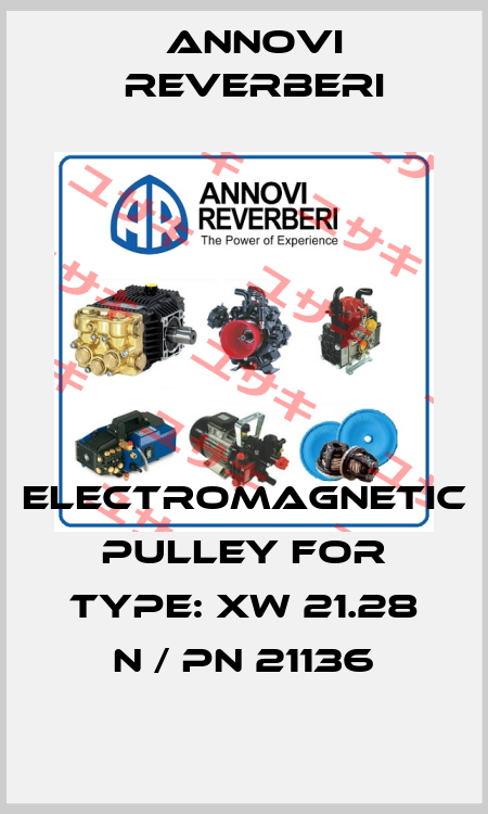 electromagnetic pulley for Type: XW 21.28 N / PN 21136 Annovi Reverberi