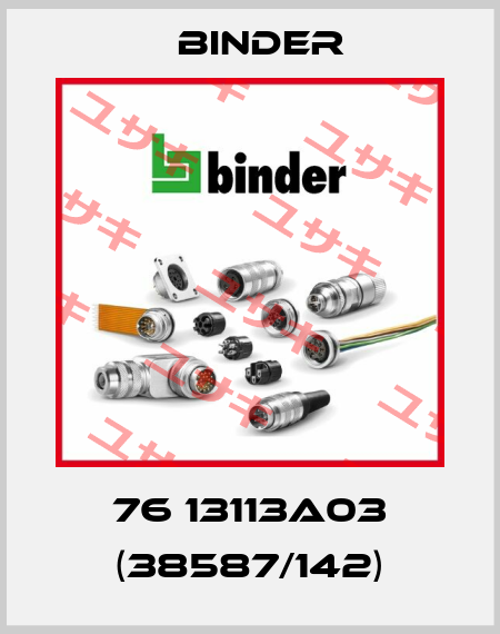 76 13113A03 (38587/142) Binder