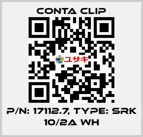 P/N: 17112.7, Type: SRK 10/2A WH Conta Clip