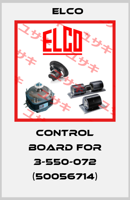 Control board for 3-550-072 (50056714) Elco