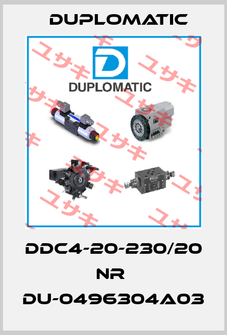 DDC4-20-230/20 Nr  DU-0496304A03 Duplomatic