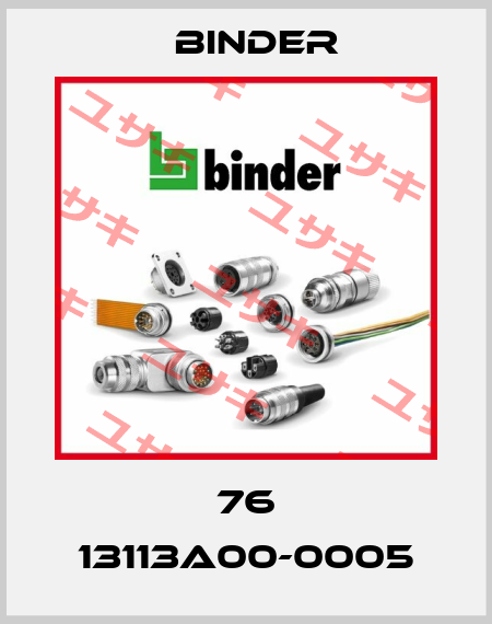 76 13113A00-0005 Binder