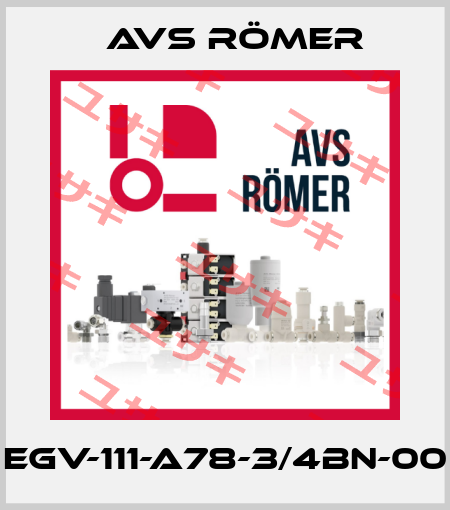 EGV-111-A78-3/4BN-00 Avs Römer
