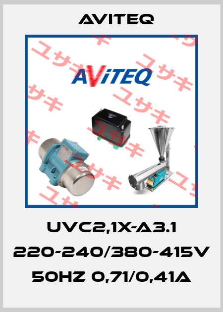 UVC2,1X-A3.1 220-240/380-415V 50HZ 0,71/0,41A Aviteq