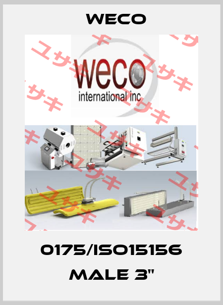 0175/ISO15156 MALE 3" Weco