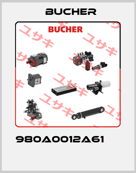 980A0012A61           Bucher