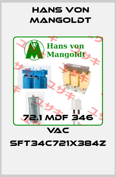 72.1 MDF 346 VAC SFT34C721X384Z Hans von Mangoldt