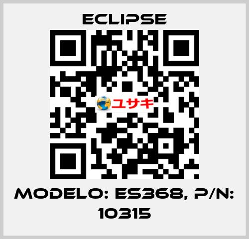 MODELO: ES368, P/N: 10315 Eclipse