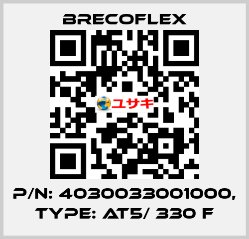 P/N: 4030033001000, Type: AT5/ 330 F Brecoflex