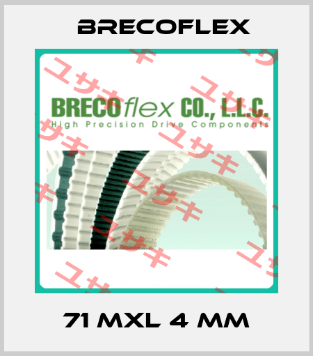 71 MXL 4 mm Brecoflex