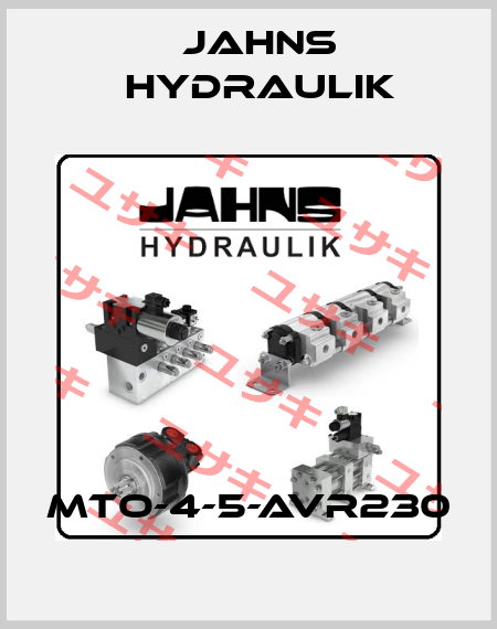 MTO-4-5-AVR230 Jahns hydraulik