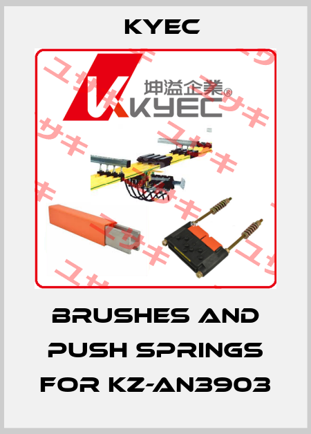 brushes and push springs for KZ-AN3903 Kyec