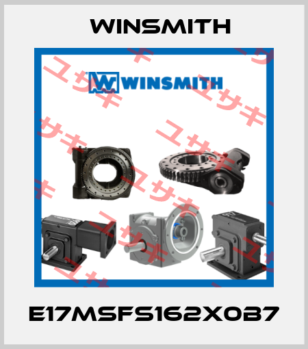 E17MSFS162X0B7 Winsmith