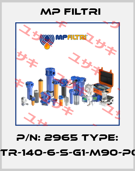 P/N: 2965 Type: STR-140-6-S-G1-M90-P01 MP Filtri