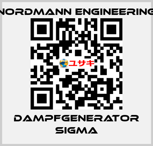 DAMPFGENERATOR SIGMA NORDMANN ENGINEERING