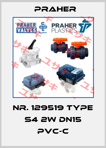 Nr. 129519 Type S4 2W DN15 PVC-C Praher