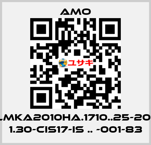 LMKA2010HA.1710..25-20- 1.30-CIS17-IS .. -001-83 Amo