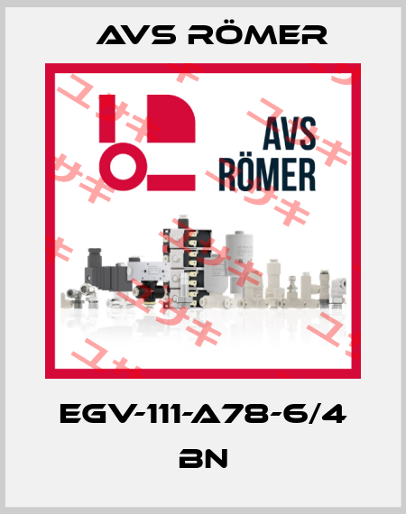 EGV-111-A78-6/4 BN Avs Römer