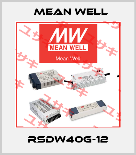 RSDW40G-12 Mean Well