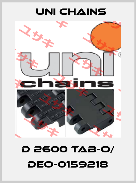 D 2600 TAB-O/ DEO-0159218 Uni Chains