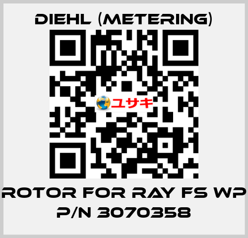 rotor for RAY FS WP p/n 3070358 Diehl (Metering)