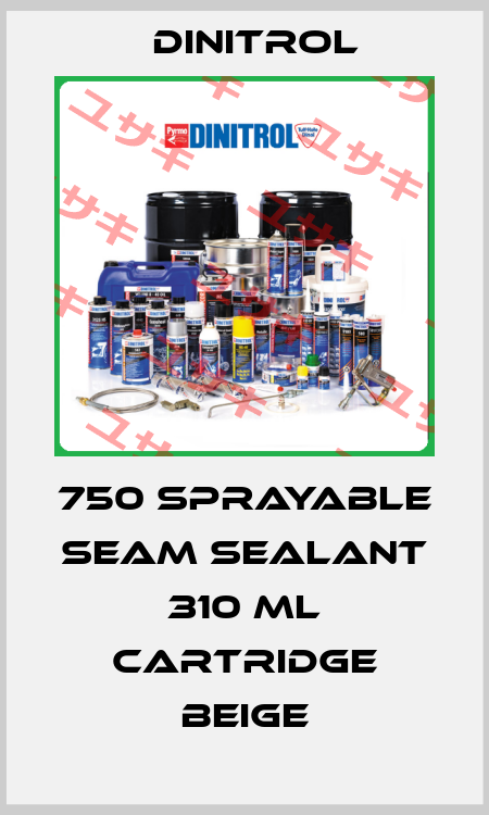 750 sprayable seam sealant 310 ml cartridge beige Dinitrol