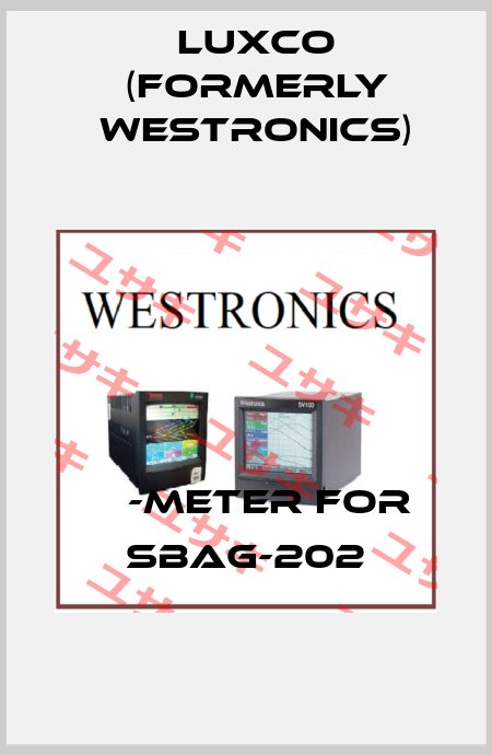 ΜΩ-meter for SBAG-202 Luxco (formerly Westronics)
