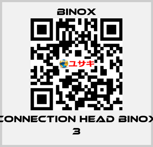 Connection head BINOX 3 Binox