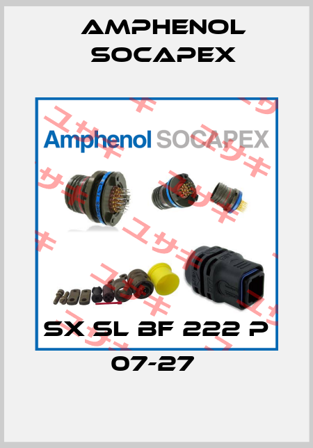 SX SL BF 222 P 07-27  Amphenol Socapex
