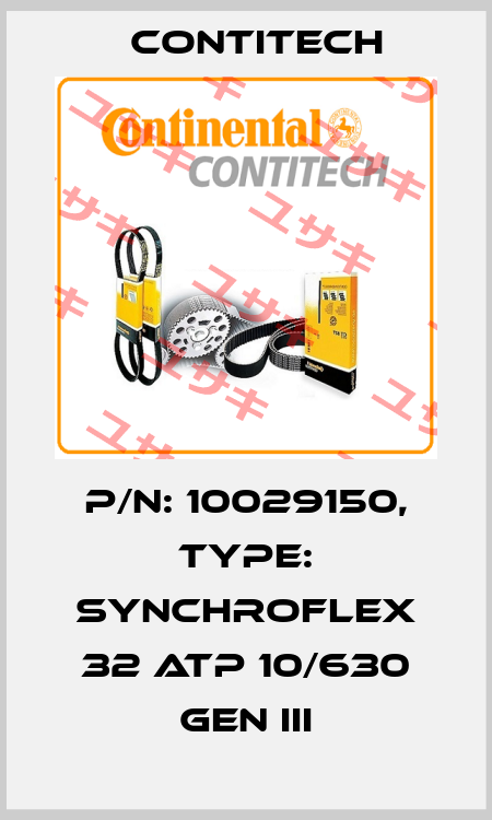 P/N: 10029150, Type: SYNCHROFLEX 32 ATP 10/630 GEN III Contitech