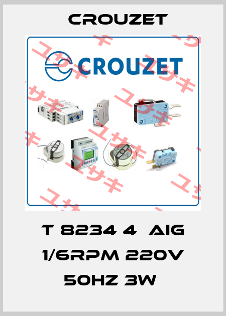 T 8234 4  AIG 1/6RPM 220V 50HZ 3W  Crouzet